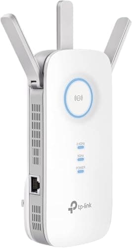 TP-Link AC1900 WiFi Range Extender RE550 | Dual-Band Wireless Repeater Amplifier w/Gigabit Ethernet Port | Up to 2200 Sq. Ft., 32 Devices | Internet Signal Booster | APP Setup | EasyMesh Compatible