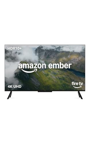 Amazon Ember 43" 4-Series with Fire TV (newest model), 4K Ultra HD smart TV with Alexa Remote, HDR10+, fast processor, Dolby Audio, Ambient Experience, free and live TV