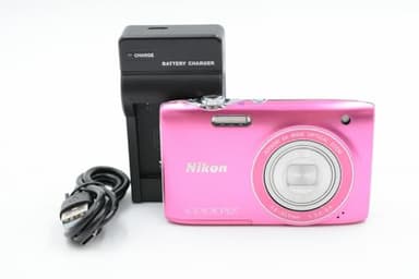 Nikon COOLPIX S3100 14 MP Digital Camera with 5x NIKKOR Wide-Angle Optical Zoom Lens and 2.7-Inch LCD (Pink)