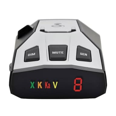 Cobra RAD 350 Laser Radar Detector - Long Range, False Alert Filter, OLED Display, Black