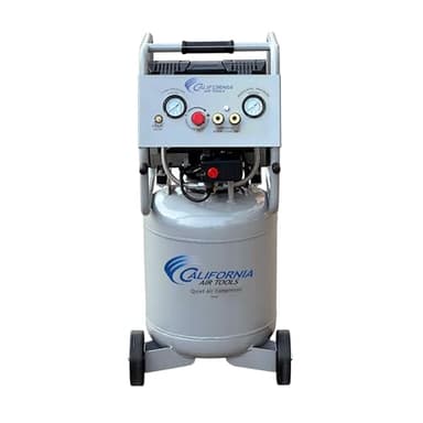 California Air Tools 10020C 2.0 HP Ultra Quiet and Oil-Free Air Compressor, 10 Gallon Steel Tank with Wheels, 70 dBA Noise Level