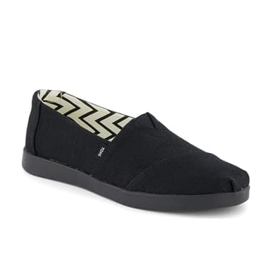 Toms Women's Alpargata Plus, Black, 8.5 Medium