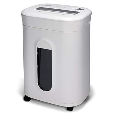 Aurora AU1060MA Professional Grade 10-Sheet High Security Micro-Cut Paper and Credit Card Shredder/ 60 Minutes/Security Level P-5, White, AU1060MA 10-Sheet High Security Microcut