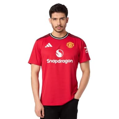 adidas Men's Manchester United 25/26 Home Football Jersey (US, Alpha, X-Large, Regular, Red)