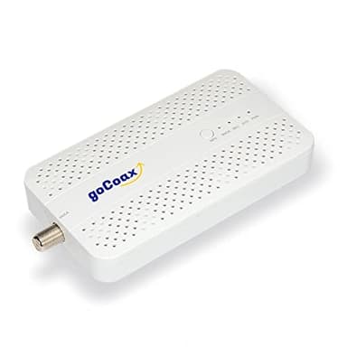 goCoax MoCA 2.5 Adapter with 2.5GbE Ethernet Port | MA2500D Ethernet Over Coax for Gaming & 4K Streaming | 2.5Gbps, Plug and Play | for Cable Internet Homes - Requires 2+ Adapters (White)