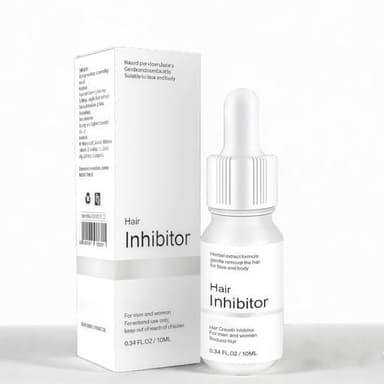 Hair Growth Inhibitor Oil for Facial and Body, Mild Formula to Reduce Unwanted Hair Growth, Shrink Pores, and Keep Skin Smooth for Women and Men