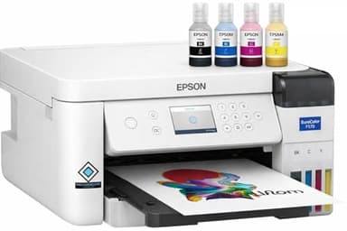 Epson SureColor F170 Dye-Sublimation Printer. Includes Full Set of Ink, User Guide, & AC Power Cable SCF170 - Compact 8.5" x 11" Format - Original Product with Full Manufacturer Support by ORINOKIA.
