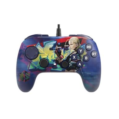 HORI - Fighting Commander OCTA (Street Fighter 6 Edition - Cammy) for Windows PC - Tournament Friendly Wired Fighter Controller - Officially Licensed by Capcom