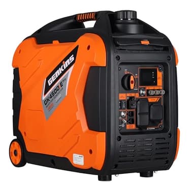 Genkins 4500 Watt Portable Inverter Generator Ultra Quiet Operation, Electric Start, Redued Size & Weight Gas Powered | 2024 Model GK4500iEPRO