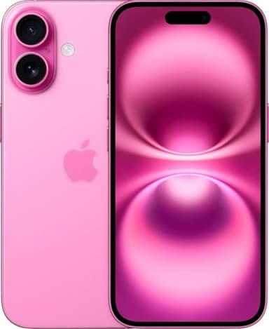 Apple iPhone 16, 128GB, Pink - Unlocked (Renewed)
