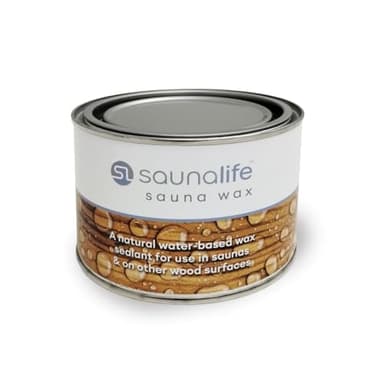 SaunaLife Sauna Wax, Sauna Wood Wax, 15.2oz (Clear)