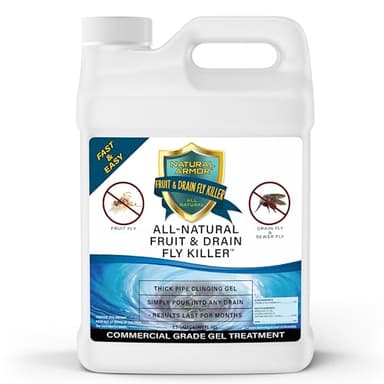 Fruit Fly & Drain Fly Killer - Commercial Gel Treatment – Eliminates Fly & Gnat Infestations - 1 Gallon