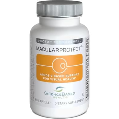 ScienceBased Health MacularProtect AREDS 2 Formula – Eye Health Vitamin & Mineral Supplement with Lutein, Zeaxanthin & B Vitamins for Macular & Vision Support – 60 Capsules