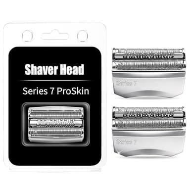 HONGNAL 2Pack Series 7 Replacement Head for Braun Series 7 Foil Shaver Replacement Heads Compatible with 70s Replacement Compatible with Series 7 Shavers 70s 720,750CC, 760CC,790CC,9565 Foil Shaver
