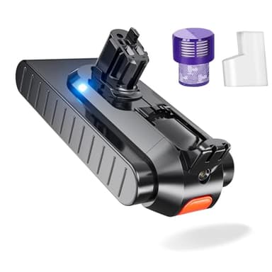 Upgraded 10.0Ah 25.2V Replacement for Dyson V11 V15 Battery【Click-in Version】Compatible with Dyson V11 Lithium Outsize Animal Torque Drive 970425-01 970938-01 V15 Detect SV15 SV16 SV17 Vacuum Cleaner