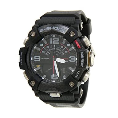 Casio Men's G-Shock Master of G Mudmaster Carbon Core Guard Quad Sensor Connected Grey Resin Watch GGB100-1A