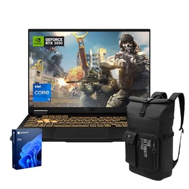 ASUS TUF F16 RTX 5050 Pro Gaming Laptop, Intel i7-14650HX, NVIDIA RTX 5050, RGB Backlit KB, MUX Switch with NVIDIA Advanced Optimus, 64GB DDR5, 4TB SSD, Bundle TUF Gaming VP4700 Backpack