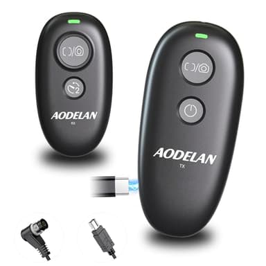 Upgraded USB-C Rechargeable Wireless Camera Remote Control Shutter Release – Compatible with Nikon D750, D5300, D5600, D7200, D7500, Z6, Z7, Z9, D800, D850, Coolpix P1000