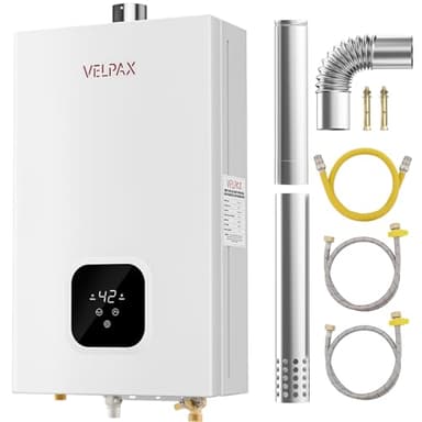 Propane Tankless Water Heater, 4.21GPM 16L Indoor, Constant propane water heater,Instant Hot Propane Gas Water Heater with Multi-Protection