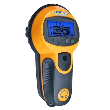 Zircon MetalliScanner MT X Electronic Metal Locator – Rebar & Metal Detector for Concrete – DeepScan up to 4 in – Industrial Grade LCD Metal Scanner for Drilling, Construction & Inspection