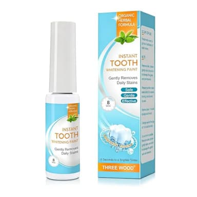 Tooth Whitening Paint for Teeth – Instant White Teeth, Gentle & Safe Formula, Easy-to-Use Portable Teeth Whitener, Long-Lasting Bright Smile