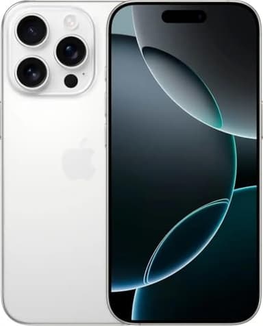 Apple iPhone 16 Pro Max, 512GB, White Titanium - Unlocked (Renewed)