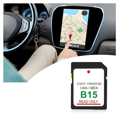 2025 Latest B15 Navigation SD Card OEM#GM5T-19H449-BJ,Car GPS Navigation System Updated for United States & Mexico,Car in-Dash Navigation GPS Units SD Card Compatible with Ford
