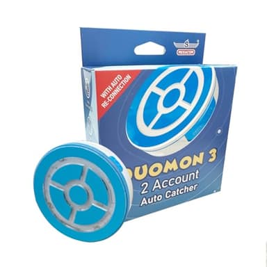 Megacom DuoMon3 1P/2P Auto Catcher, Rechargeable Pocket Auto Collecting Device with Adjustable Lights, Sound Notifications and One Touch Reconnect - Standard Version