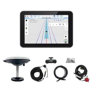 SMAJAYU JY100 Plus Tractor Guidance System with Precision AG Software, Android10 Tablet, 1-inch by CORS, A-B line Guidance Compatible with Any Tractor CAT. John-Deere...