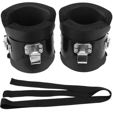 KooingTech 220.5lb Inversion Boots, Anti Gravity Boots for Hang Upside Down, Upside Down Shoes for Pressure Relief with 30MM Comfortable Foam Padding and Locking Clips, 7.9X5.5IN