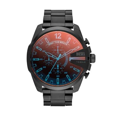 Diesel Mega Chief Watch for Men, Chronograph Men's Watch