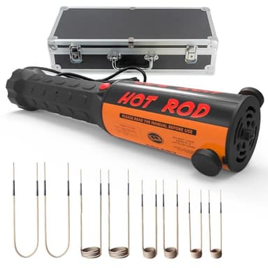 Solary Induction Bolt Heater Tool - 1200W 110V Magnetic Induction Heater Bolt Removal, Nut Buster Tool with 8 Coils for Rusty Screw Removing