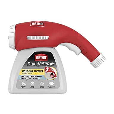 Ortho Dial N Spray Hose-End Sprayer - For Liquid Weed Killer, Insect Killer and Fungicide, Hose Fertilizer Sprayer with 14 Dilution Settings