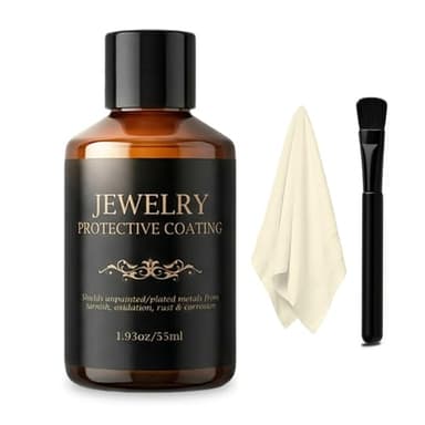GENLEXON 55ml Jewelry Protective Coating & Sealant – Long-Lasting Tarnish Protection, Shields Against Oxidation & Wear, Preserves Sparkle for Metals & Gemstones