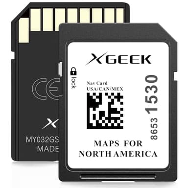 XGEEK 2026 Navigation SD Card Map Update, Map Version 8653 1530, Compatible with GM Chevrolet GMC Cadillac Buick, North America (USA, Canada, Mexico) GPS Maps