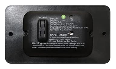 MTI Industry Safe-T-Alert 85 Series Carbon Monoxide Propane Gas Alarm - 12V - Black [85-741-BL]