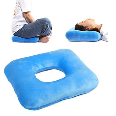 wefaner Donut Pillow Tailbone Pain Relief Cushion Bed Sores,Butt Donut Pillow Anti-Decubitus Pad-Breathable for Hemorrhoids,After Surgery,Pregnancy, Pressure Sores.