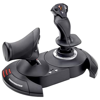 Thrustmaster T-Flight Hotas X - Flight Throttle and Joystick with 12 Programmable Buttons, Detachable Throttle, Adjustable Resistance for Flight Simulator - Compatible with PC