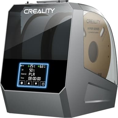 2026 New Official CREALITY Space Pi Filament Dryer Plus, 2 Spools Double 360° 160W PTC Fast Heating 3D Printer Filament Dryer Box, 4''LCD Touch Screen, One-Key Set Filament Drying for PLA PETG ABS TPU