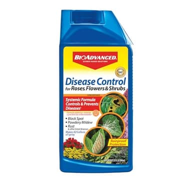 BioAdvanced Disease Control for Roses, Flowers and Shrubs, Concentrate, 32 oz, Makes 42 Gals of Spray Fungicide for Plants