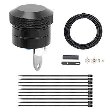 Motorcycle Chain Lubricator System with Oil Reservoir Universal Fit for and Most Bikes, Metal Drip Oiler Cup with Adjustable and Extended Bracket,