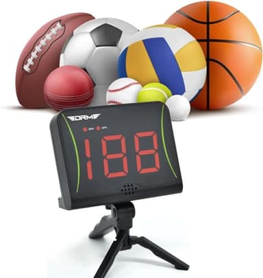 OYE Tennis Speed Radar Tennis Gift Sports Speed Tester Hands-Free Speed Gun for Tennis Baseball Golf Pitching Catching Speed Sensor