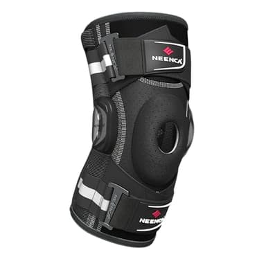 NEENCA Professional Knee Brace for Knee Pain, Hinged Knee Support with Patented X-Strap Fixing System, Medical for Pain Relief, Arthritis, Meniscus Tear, ACL, PCL, MCL, Runner, Sport -FSA/HSA Eligible