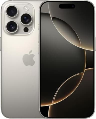 Apple iPhone (Renewed Premium) 16 Pro Max, US Version, 256GB, Natural Titanium - Unlocked