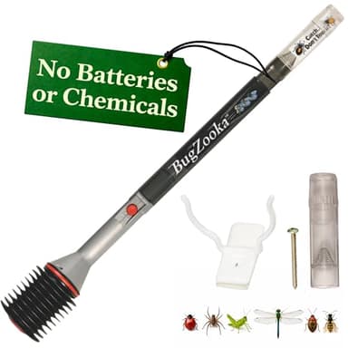 BugZooka - Bug Vacuum with Long Nozzle - No Batteries or Toxic Chemicals, Humane Bug Catcher Indoor - 1 Pack