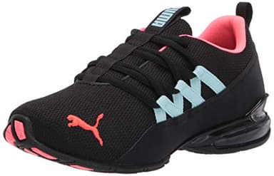 PUMA Women's RIAZE PROWL Sneaker, Puma Black-Ignite Pink-Aquamarine, 6