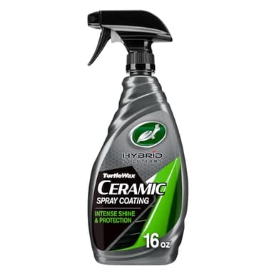 Turtle Wax Hybrid Solutions Ceramic Spray Coating, High Shine Car Wax, Offers Durable Paint Protection, Extreme Water Beading Action, Safe for Glass, Wheels, Trim and More, 16 oz (Pack of 1)