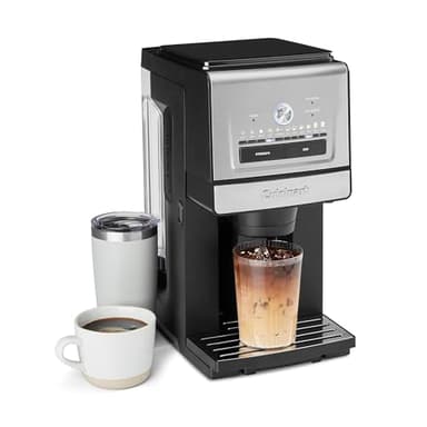 Cuisinart Coffee Maker, Grind and Brew Single Serve Coffee Maker, 6 Cup Sizes, Built-in Stainless Steel Burr Mill, Adjustable Strength, Grind Control and Over Ice Feature, Easy Cleaning, DGB-30