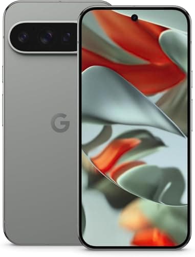 Google Pixel 9 Pro XL 5G (256GB, 16GB) 6.8" 120Hz OLED, 50MP 8K Camera, Tensor G4 Octa-core, Android 14 (Fully Unlocked for Verizon, T-Mobile, AT&T, Global 4G LTE)(Renewed, w/ Fast Charger, Hazel)