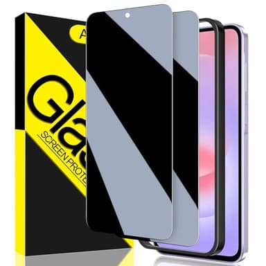 Asstar [2 Pack Privacy Screen Protector for Samsung Galaxy A37 5G, 9H Tempered Glass Privacy Samsung Galaxy A37 5G Privacy Screen Protector,Anti-Scratch Case Friendly Easy Install Accessories